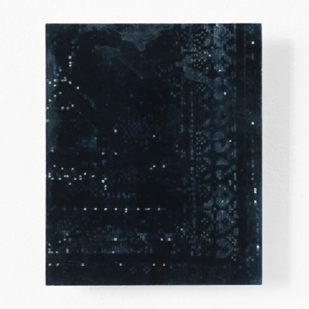 KÄTHE V, 2018  - UV-print on glass, 5.9 x 4.8 in. / 15 x 12,3 cm 
